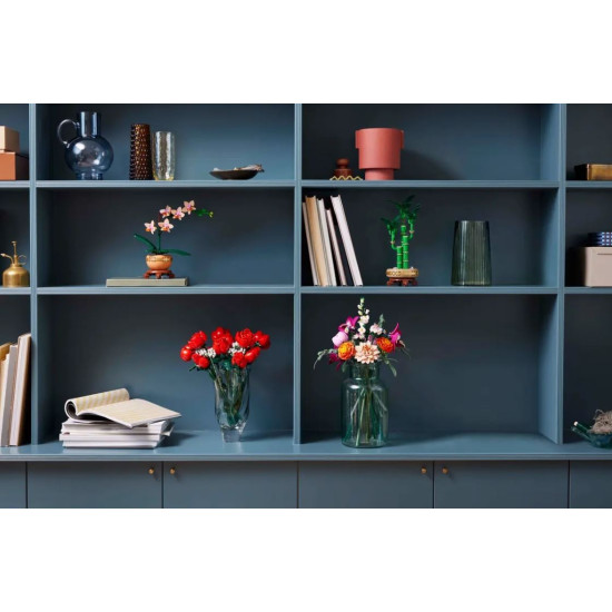 Klocki Botanicals 10342 Piękny bukiet różowych kwiatów 