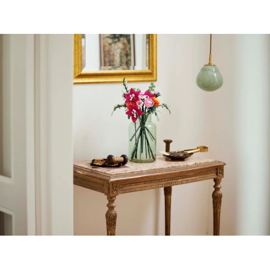 Klocki Botanicals 10342 Piękny bukiet różowych kwiatów 