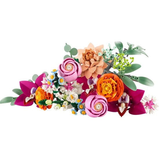 Klocki Botanicals 10342 Piękny bukiet różowych kwiatów 