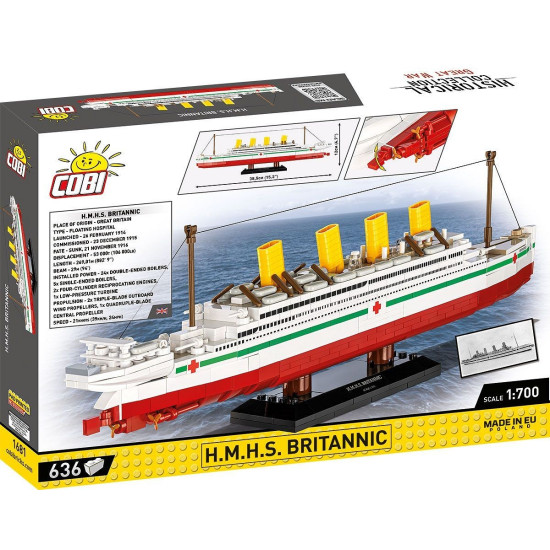 Klocki H.M.H.S. Britannic 636 klocków