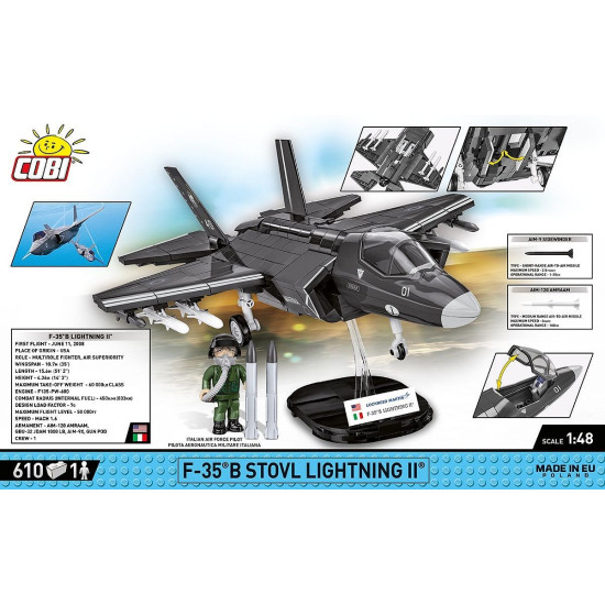 Klocki F-35B Stovl Lightning II 610 klocków