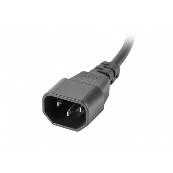 Listwa zasilająca  rack PDU 19 cali 1U  16A 5x230V  2m czarna C14
