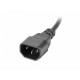 Listwa zasilająca  rack PDU 19 cali 1U  16A 5x230V  2m czarna C14
