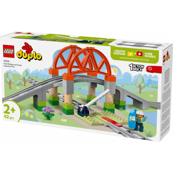 Klocki DUPLO 10426 Most i tory kolejowe - zestaw rozszerzający 