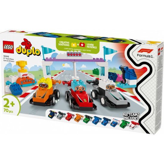 Klocki DUPLO 10445 Bolidy i kierowcy F1 