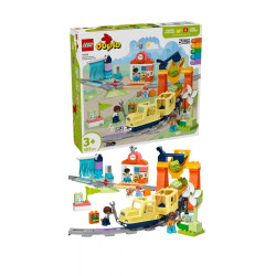 Klocki DUPLO 10428 Duży interaktywny pociąg miejski 