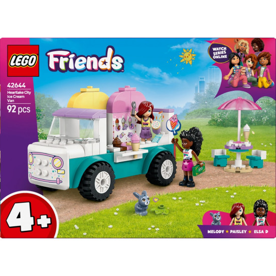 Klocki Friends 42644 Furgonetka z lodami w mieście Heartlake 