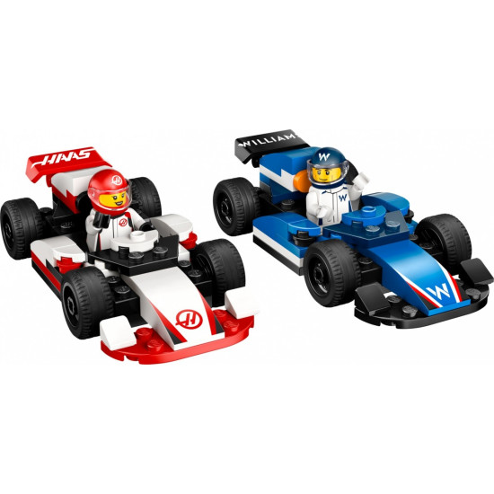 Klocki City 60464 F1 Bolidy Williams Racing i Haas F1 