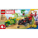 Klocki SPIDEY 11198 Pościg Spina za Electro w dinopojeździe 