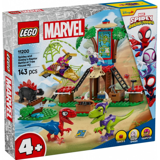 Klocki SPIDEY 11200 Bitwa Spidey'ego i Gobby'ego przy domku na drzewie 
