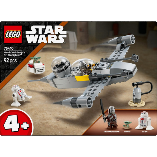 Klocki Star Wars 75410 Myśliwiec N-1 Mando i Grogu 