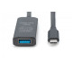 Kabel przedłużający aktywny USB-C - USB-A, USB 3.2 5Gbps, 10m 