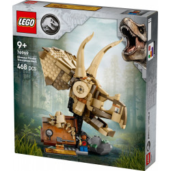 Klocki Jurassic World 76969 Szkielety dinozaurów: czaszka triceratopsa 