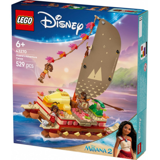 Klocki Disney 43270 Kajakowa przygoda Vaiany 