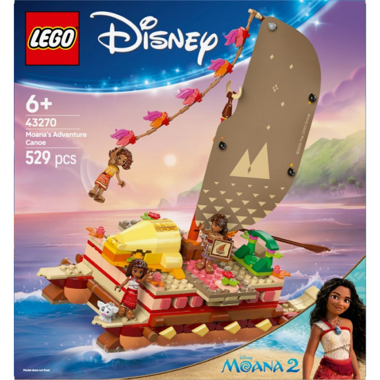 Klocki Disney 43270 Kajakowa przygoda Vaiany 