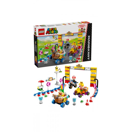 Klocki Super Mario 72036 Mario Kart - Zestaw Baby Peach i Grand Prix 