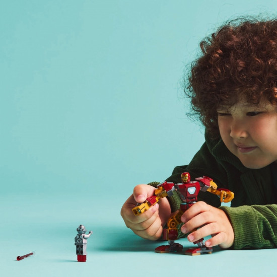 Klocki Super Heroes 76307 Mech Iron Mana kontra Ultron 