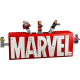 Klocki Super Heroes 76313 Logo MARVEL z minifigurkami 