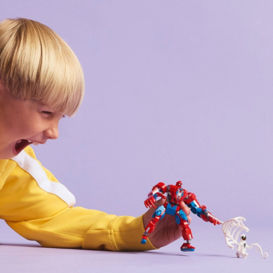 Klocki Super Heroes 76308 Mech Spider-Mana kontra Anti-Venom 