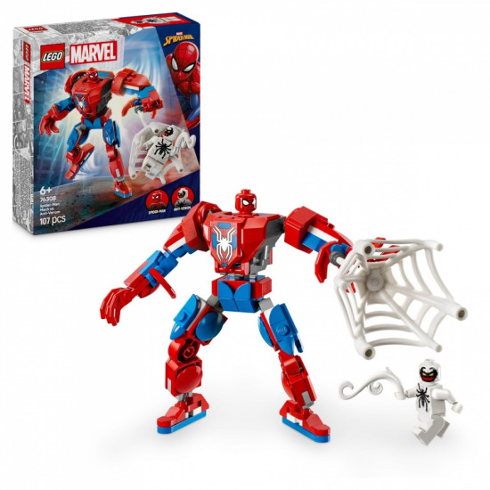 Klocki Super Heroes 76308 Mech Spider-Mana kontra Anti-Venom 