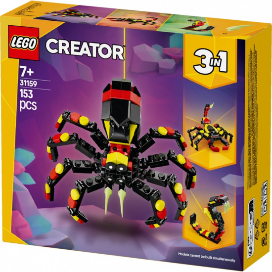 Klocki Creator 31159 Dzikie zwierzęta: niezwykły pająk 