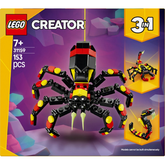 Klocki Creator 31159 Dzikie zwierzęta: niezwykły pająk 