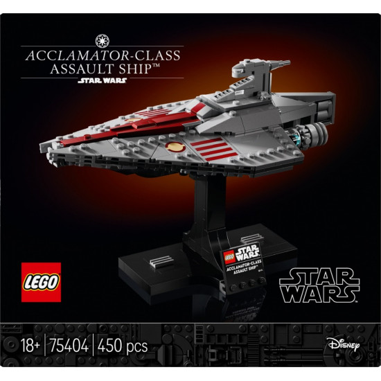 Klocki Star Wars 75404 Krążownik szturmowy typu Acclamator