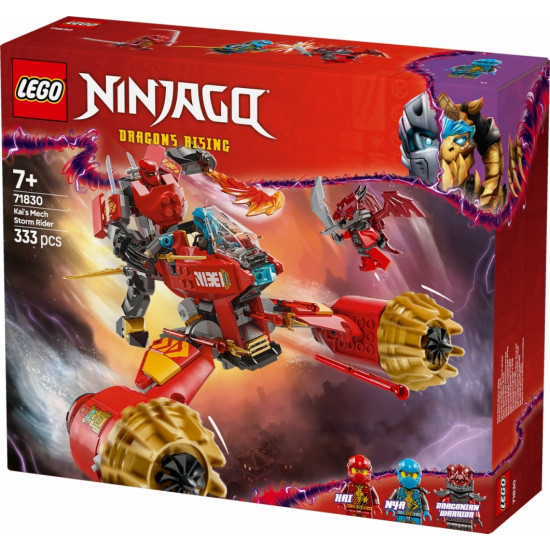 Klocki Ninjago 71830 Burzowy jeździec-mech Kaia 