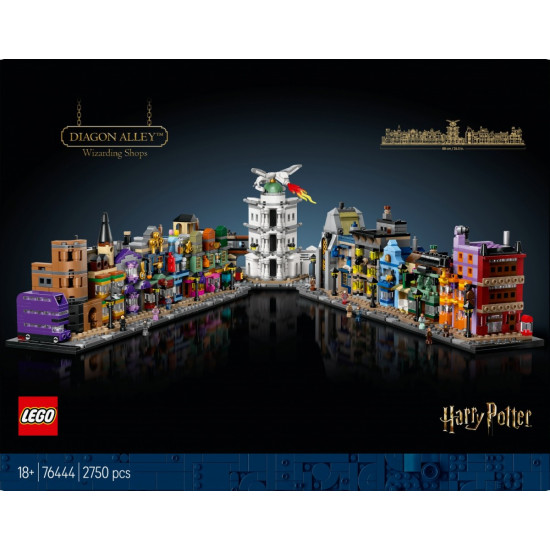 Klocki Harry Potter 76444 Magiczne sklepy na Ulicy Pokątnej 
