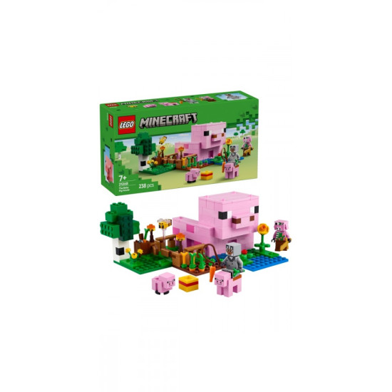 Klocki Minecraft 21268 Dom prosiaczka 