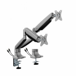 Uchwyt biurkowy gazowy do 2 monitorów LED/LCD 17-35
