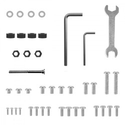 Stand wózek do monitora CPU na kółkach MC-793 W Biały 