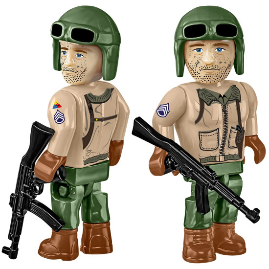 Klocki Sherman M4A2E8 865 klocków 