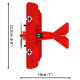 Klocki Fokker DR.1 Czerwony Baron 221 klocków 