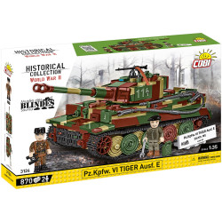 Klocki Pz.Kpfw. VI Tiger Ausf. E 870 klocków 