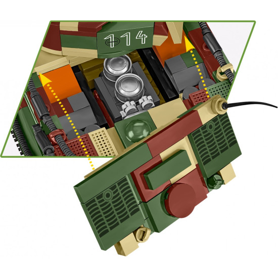 Klocki Pz.Kpfw. VI Tiger Ausf. E 870 klocków 