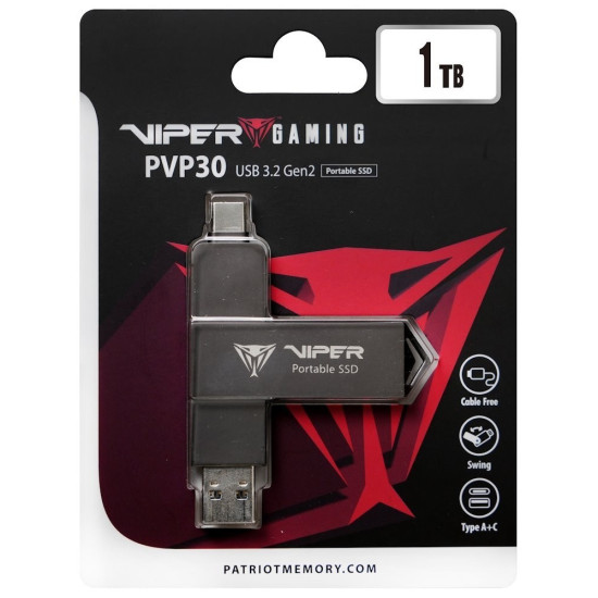 Dysk zewnętrzny SSD 1TB PVP30 Duo Compact 1000/1000 MB/s USB 3.2 USB-C