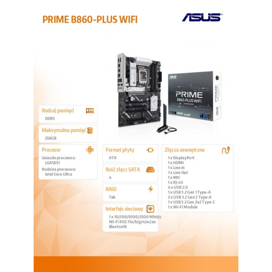 Płyta główna PRIME B860-PLUS WIFI 