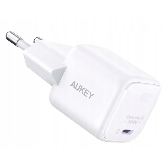 PA-B1L White Omnia II Mini ładowarka sieciowa 1xUSB-C PowerDelivery 30W 5A