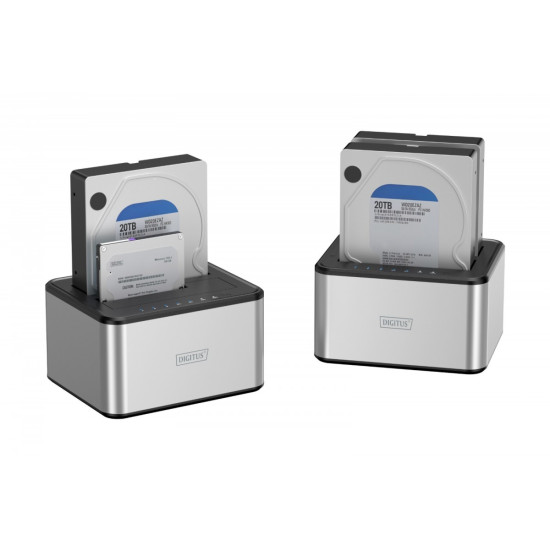 Stacja dokująca USB 3.0 Super Speed do 2x SSD/HDD 2.5/3.5