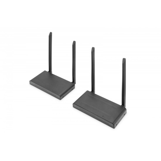 Przedłużacz/Extender KVM HDMI+USB bezprzewodowy 150m UHD 4K60Hz (zestaw) 