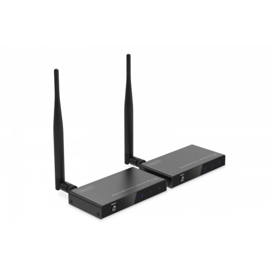 Przedłużacz/Extender splitter HDMI bezprzewodowy 100m 1080p 60Hz FHD 5GHz HDCP 1.3 (zestaw)