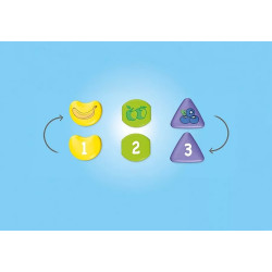 Zestaw z figurkami JUNIOR & Disney Myszka Miki i owocowy sorter 