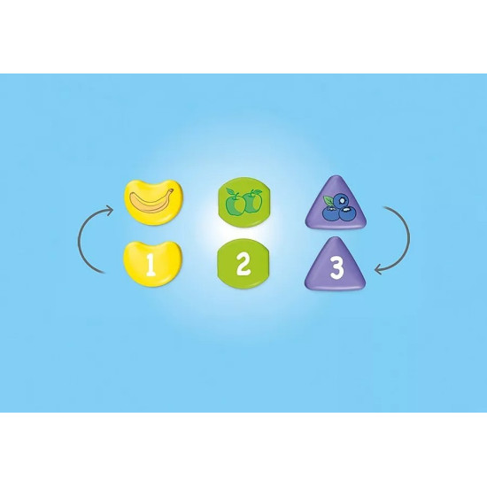 Zestaw z figurkami JUNIOR & Disney Myszka Miki i owocowy sorter 