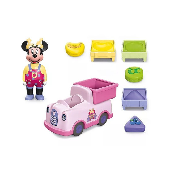 Zestaw z figurkami JUNIOR & Disney Myszka Miki i owocowy sorter 