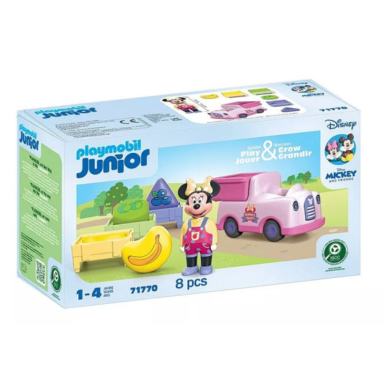 Zestaw z figurkami JUNIOR & Disney Myszka Miki i owocowy sorter 