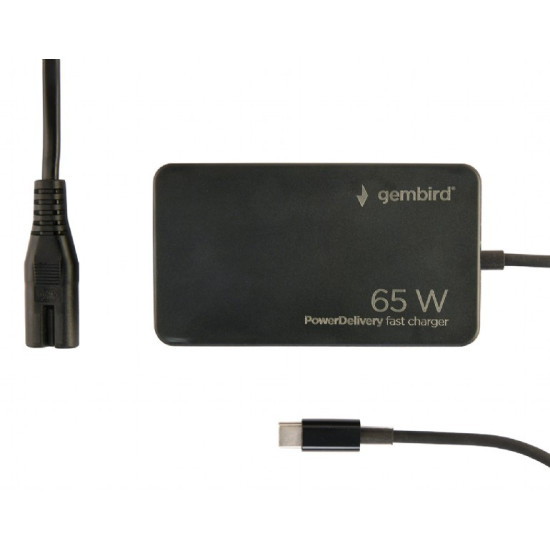 Ładowarka uniwersalna 65W USB-C FC czarna