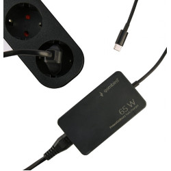 Ładowarka uniwersalna 65W USB-C FC czarna