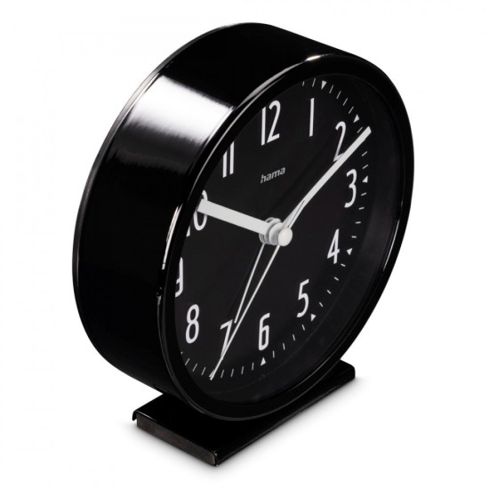 Budzik Skye 11,3 cm Czarny  