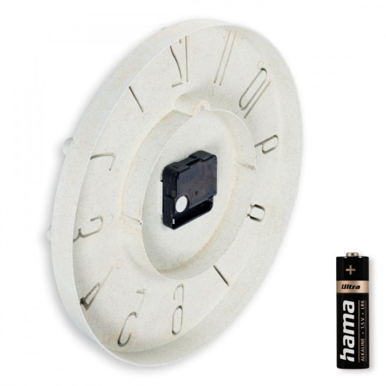 Zegar ścienny 30cm Corfu Beżowy 